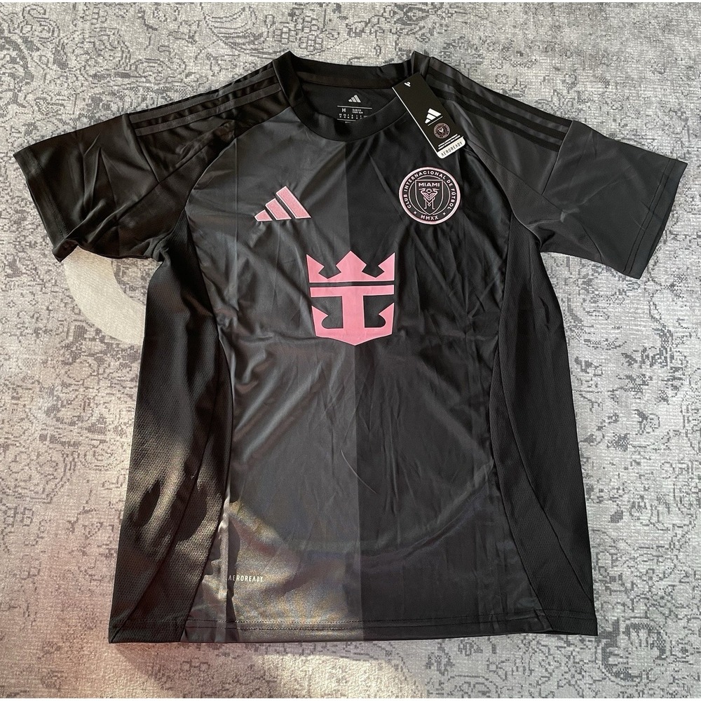 adidas Inter Miami CF Lionel Messi #10 Aeroready Men's M Black/Pink Jersey